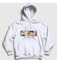 Presmono Unisex Beyaz Espada Anime Bleach Kapüşonlu Sweatshirt 127367tt