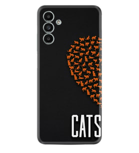 Samsung A23 A31 A32 A50 A51 A52 A53 A70 Kılıf Desenli Silikon Cats 1792