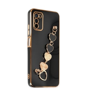 Northcity Samsung Galaxy A03s Kılıf Esila Silikon - Siyah