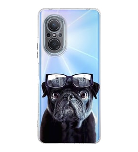 PrintiFy Huawei Nova 9 Se ile Uyumlu Köpek 3 Kamera Korumalı Şeffaf Kılıf