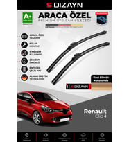 Renault Clio 4 HB Ön Cam Silecek Seti 2012-2019 Premium Araca Özel 65-35 Cm A+ Kalite