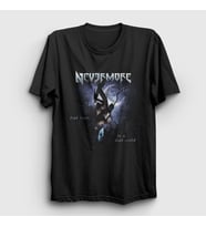 Presmono Unisex Siyah Dead Nevermore T-Shirt 167750tt