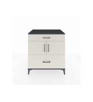 Kronos Şifonyer 2 Raflı 2 Çekmeceli 2 Kapaklı 88x59x96 Antrasit-Aytaşı