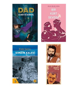 Dad - Selahattin Demirtaş Kitapları - Bir Kürt Sevdim - Dımdım Kalesi - Not defteri seti (Renksiz)