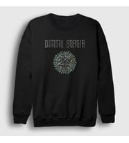 Presmono Unisex Siyah Pentagram V2 Dimmu Borgir Sweatshirt 293363tt