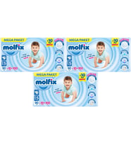 Molfix Bebek Bezi Beden:5 (11-18KG) Junior 300 Adet Mega Aylık Fırsat Pk