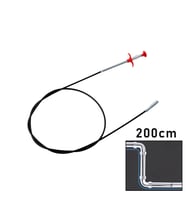 200CM YAYLI - KISKAÇ LAVABO - GİDER VB.TEMİZLEME - ÇOK AMAÇLI ÇUBUK (5343)