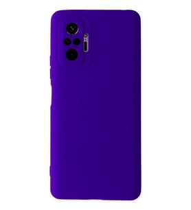 Durukar® Redmi Note 10 Pro Kılıf Nano içi Kadife Silikon - Mor