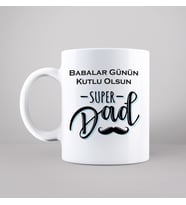 Babalar Günü Tasarımlı Kupa