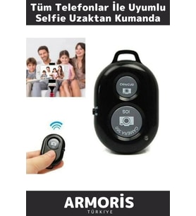 Pratik Bluetooth Uzaktan Kumanda ile Kolay Selfie ve Video Çekimi