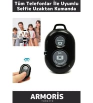 Pratik Bluetooth Uzaktan Kumanda ile Kolay Selfie ve Video Çekimi