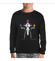 Dota 2 - Invoker Above Siyah Çocuk Sweatshirt