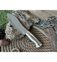 Yeni Bushcraft Avcı Kamp Bıçağı ( Geyik Boynuz )