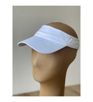 %100 Pamuk Sporcu Koşu Tenis Vizör Şapka Arka Kısmı Ayarlanabilir Unisex Vizör Şapka