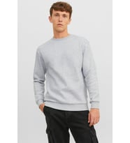 Jack & Jones Erkek Bisiklet Yaka Bradley Sweatshirt - 12249341 (Gri)
