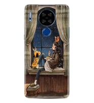Reeder P13 Blue Max Lite Kılıf Resimli Desenli Baskılı Silikon Kılıf Ananas Camera Glass 1358