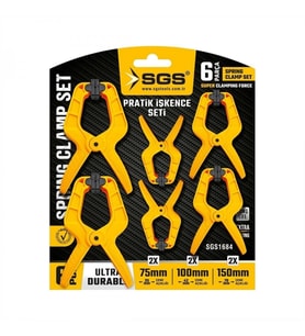 Mey İthalat® SGS 1684 Pratik Mini İşkence Seti 6 Parça