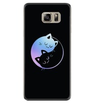 Samsung S7 Edge S20 Fe Plus Ultra S21 S22 Kılıf Boyun Askılı Silikon Love Cats 1604