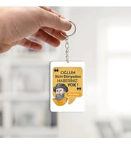 Macellan Esprili Mesajlı Anahtarlık