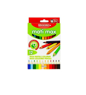 Fibracolor Mati Max Kalın Kuru Boya 12 Renk
