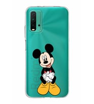 Xiaomi Poco M3 Uyumlu Kapak Mickey Mouse Tasarımlı Şeffaf Silikon Kılıf
