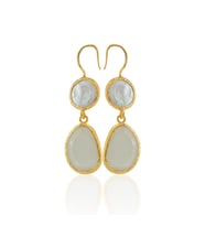 Kadir Jewellery 22 Ayar Altın Kaplama Kadın İnci Küpe -El İşçiliği Ve Hipoalerjenik Küpe