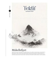Teklif 2 Aylık Düşünce Dergisi