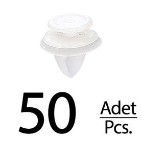Renault, Peugeot, Mini, Audi, Seat için Kapı Döşeme Klips- 50 Adet