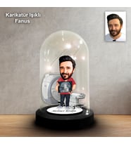 KİŞİYE ÖZEL DOKTOR TASARIM IŞIKLI KARİKATÜR FANUS BİBLO FN130