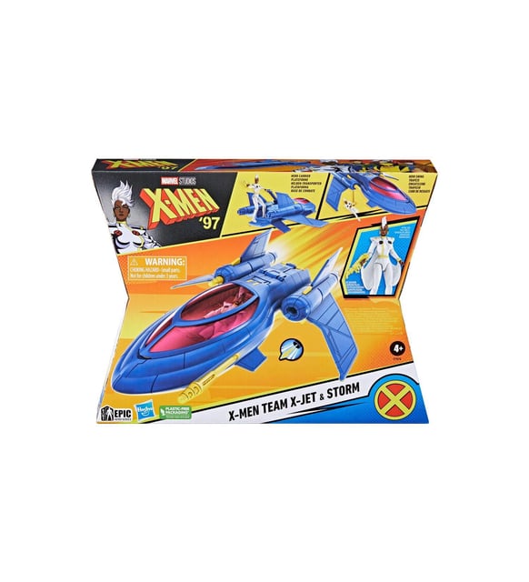 Marvel X-Men 97 Epic Hero Series X-Jet Vehicle and Storm Action Figure