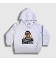 Presmono Unisex Çocuk Beyaz Kendrick Lamar Kapüşonlu Sweatshirt 350532tt