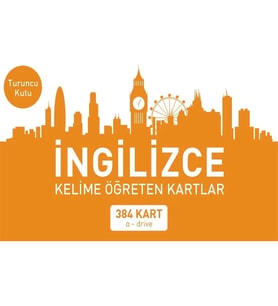 İngilizce Kelime Öğreten Kartlar  (Turuncu Kutu)