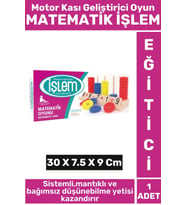 Premium Matematik Öğrenim Mantıklı Düşünme Motor Kasları Geliştirici Eğlenceli MATEMATİK İŞLEM OYUNU
