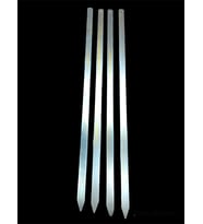 Geniş Yassı Metal Adana Kebap Şişi - 50 cm