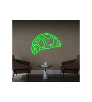 Kruvasan Şekilli Neon Tabela