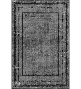 Eliana Home Baskılı, Yıkanabilir Kaymaz Taban Salon Halısı LNA1581-HT973 100x150 cm (Gri)