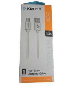 KENSA 3.1A USB-C  HIZLI ŞARJ ÖZELLİKLİ TYPE-C ŞARJ VE DATA KABLOSU