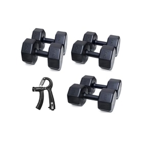 Ps Spor 3 Çift Dambıl Set Sayaçlı Ayarlanabilir El Yayı 6 Kg 8 Kg 10 Kg