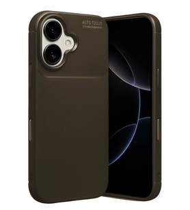 Newface Apple iPhone 17 Auto Focus Karbon Kapak - Kahverengi