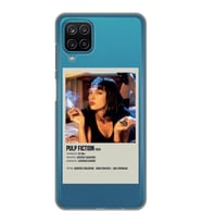 Samsung Galaxy A22/M22/M32 Uyumlu Pulp Fiction Minimalist Poster Desenli Şeffaf Telefon Kılıfı