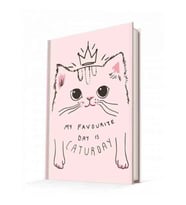 DEFFTER CAT / CATURDAY SERT KAPAK A5 ÇİZGİLİ DEFTER