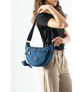 Ultra Hafif, Çok Cepli, Yarım ay (crescent) Çapraz Askılı kol, Omuz Çantası Lacivert Model: 571-7L
