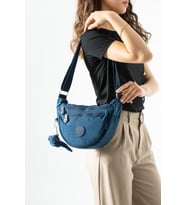 Ultra Hafif, Çok Cepli, Yarım ay (crescent) Çapraz Askılı kol, Omuz Çantası Lacivert Model: 571-7L