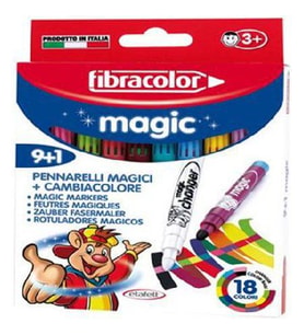 Fibracolor Magic Renk Değiştiren Keçeli Kalem 9+1 Renk 