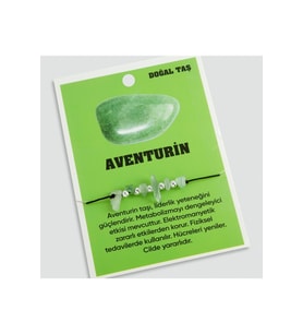 Aventurin Doğaltaşlı İp Bileklik