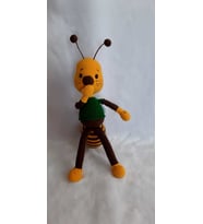 Antenli Arı Amigurumi Organik Oyuncak