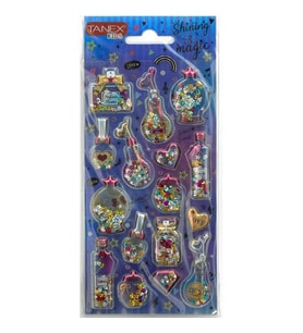 TANEX KIDS TNX-26053 DEKORATİF ETİKETLER - SHINING MAGIC PUFFY STICKER