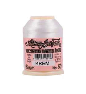 Northcity Altınbaşak Oya ve Dantel İpi 20 gr - Royaleks - No: KREM