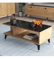 MOXEN MS2 MİRA ORTA SEHPA SEPET-BENDİR / MERMER DESENLİ