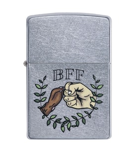 Zippo Paw Bump Design Street Chrome Pocket Çakmak - 49007-00063-MODEL20